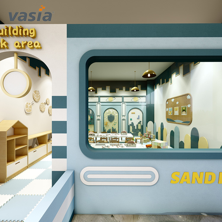 Modern Style Free Customized Children's Indoor Playground -Vasia