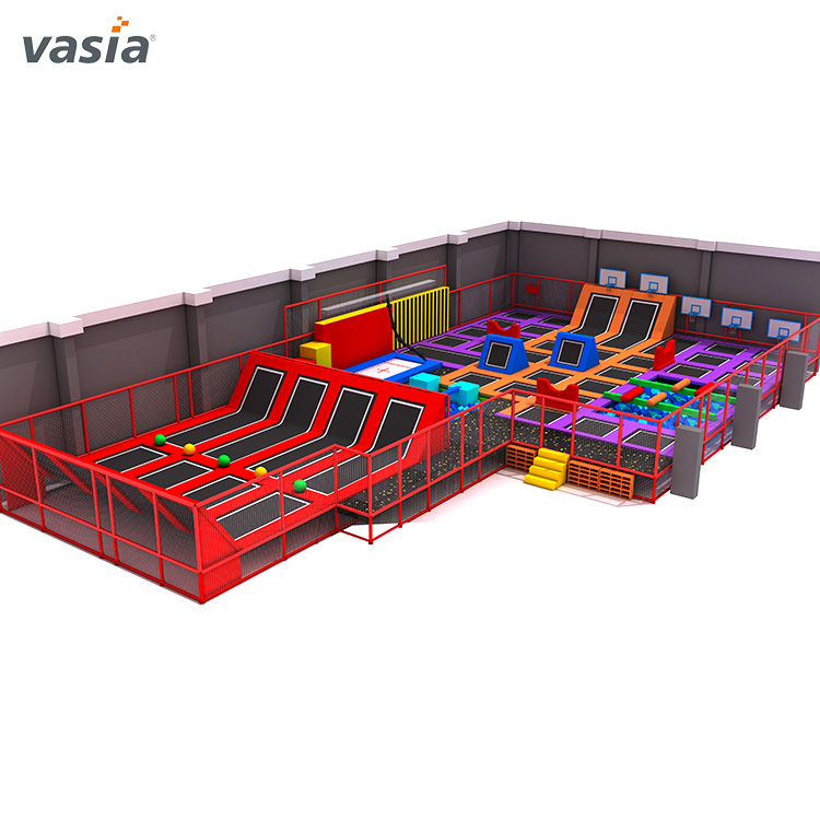 Rectangle Trampoline Park for All Age