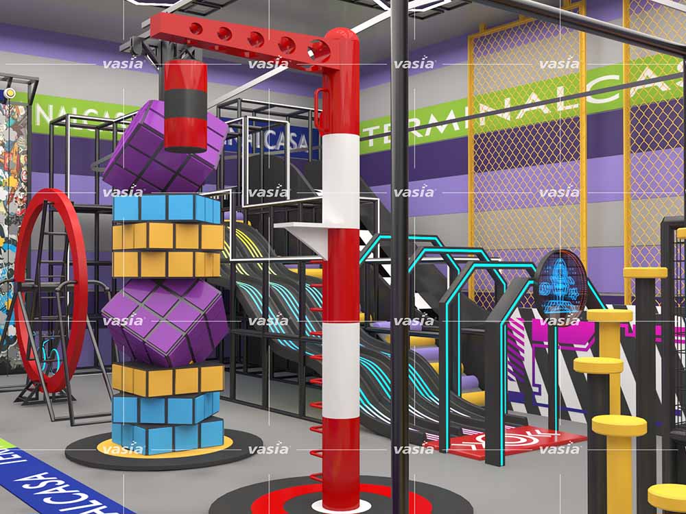 Indoor Playground with Trampoline S0393