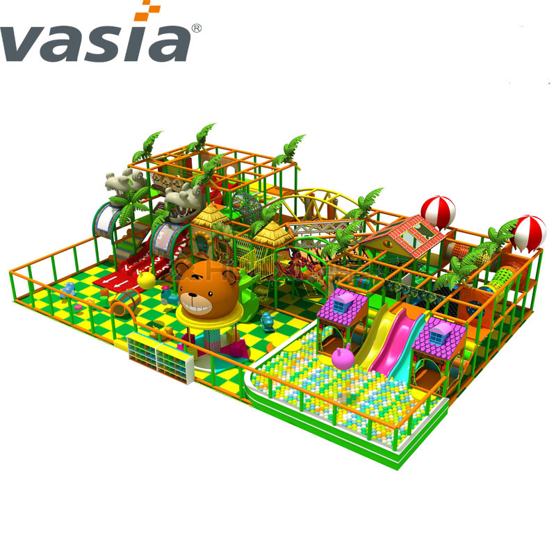 Jungle Theme Gym Indoor Playground Center-Vasia