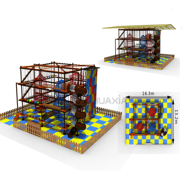 Rope Course Adventure Park For Children