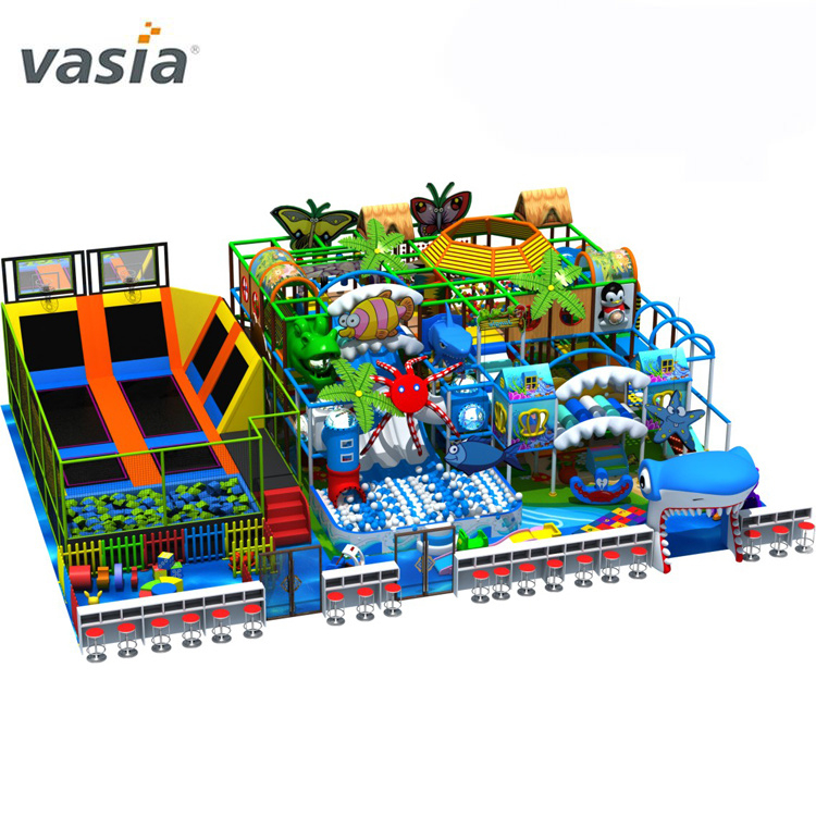 CE Approved Kids Amusement Indoor Park with Trampoline