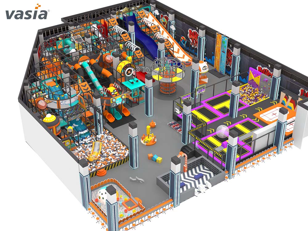 Indoor Amusement Trampoline Park S042