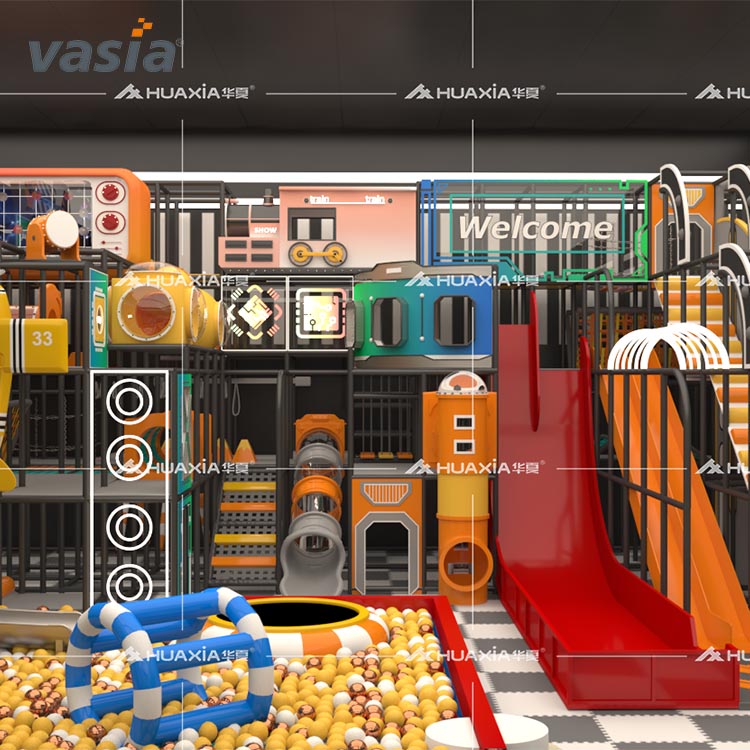 Colorful Kid's Indoor Playground Commercial-Vasia