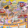 Large Indoor Playground with Colourful Equipment