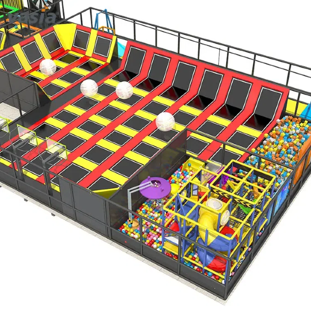 indoor trampoline park design manufacturing