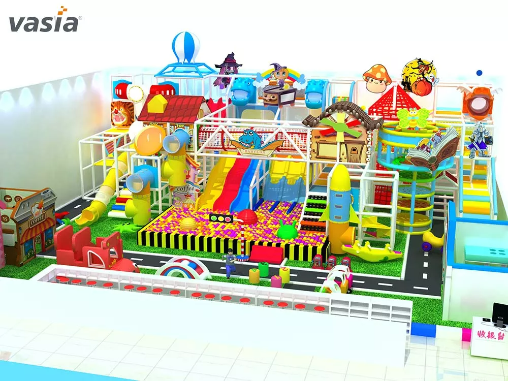 Designing a Dream: Key Features of Vasia's Full-Scale Candy Themed Indoor Playground Equipment