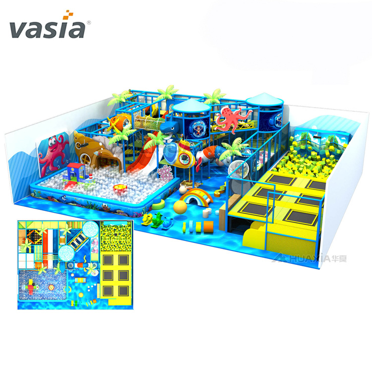 Large Customized Sea Theme Indoor Playground