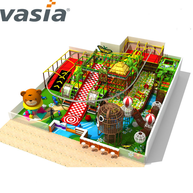 Jungle Theme Gym Indoor Playground Center-Vasia