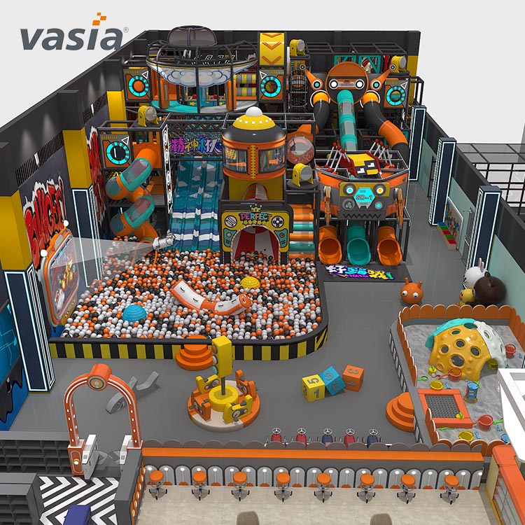 Customizable Indoor Trampoline Playground-Vasia