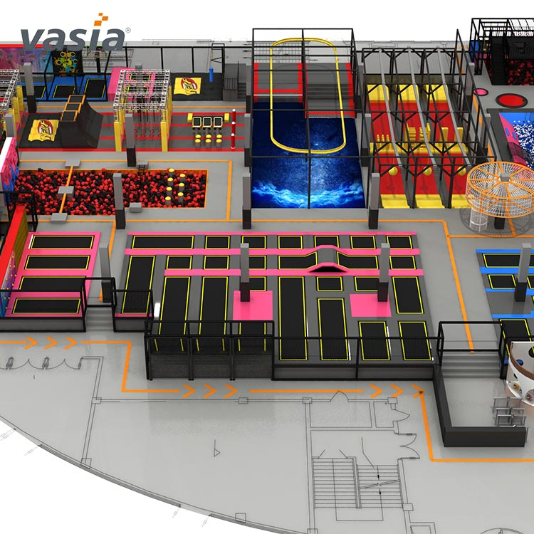 Commercial Trampoline Park Indoor Equipment-Vasia