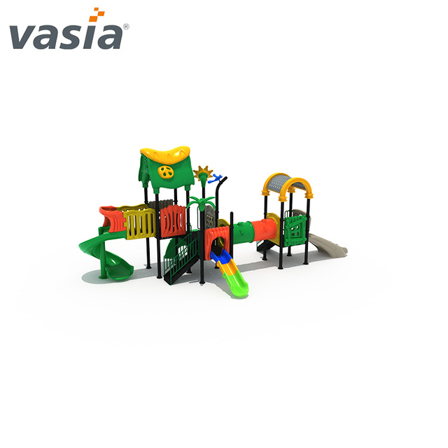 Outdoor Plastic Playground with Slide