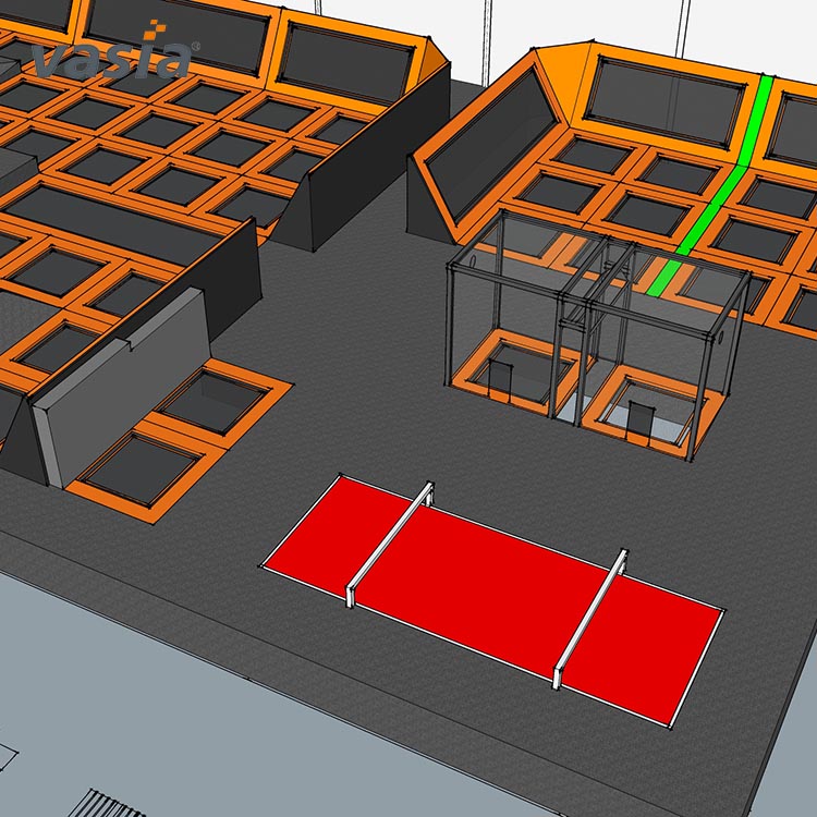 Commercial Customizable Indoor Trampoline Park