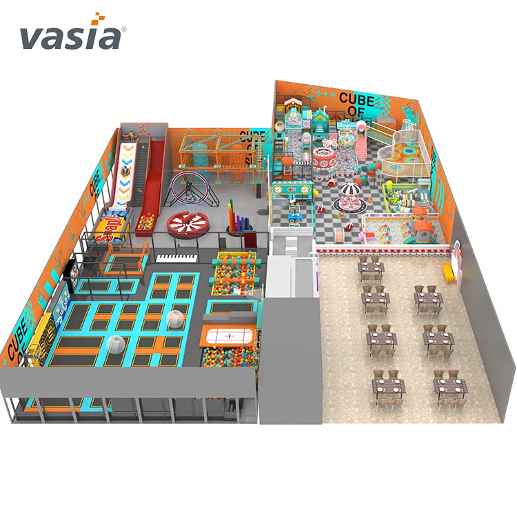 Commercial Trampoline Park for Children-Vasia