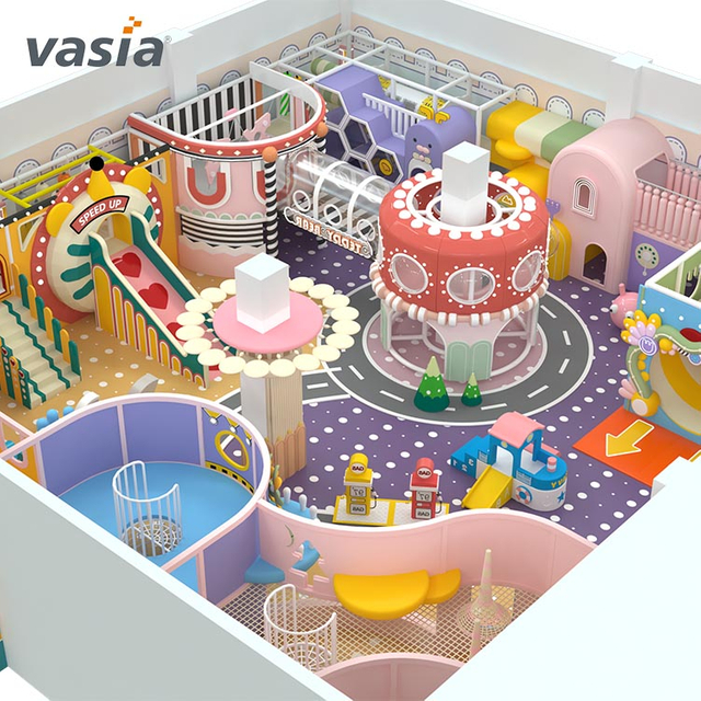 Colorful Children Indoor Playground for Sale-Vasia