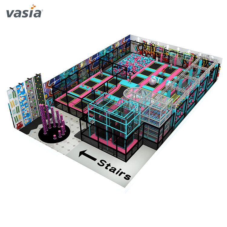 Top Quality Kids Trampoline Park -Vasia