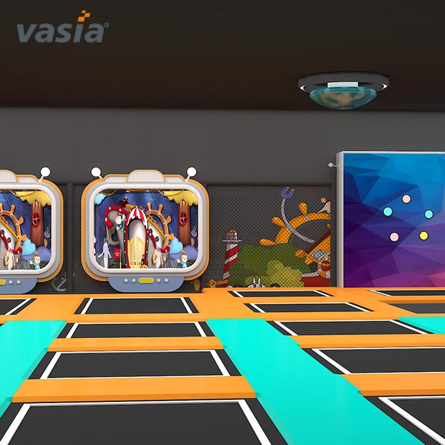 Trampoline Park Bounce Jumping Fitness-Vasia