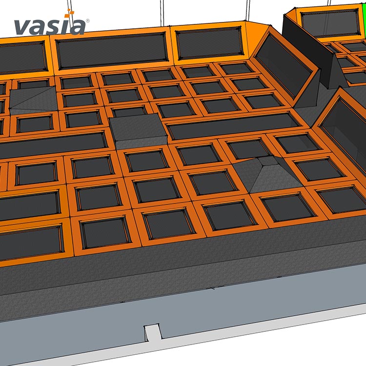 Commercial Customizable Indoor Trampoline Park