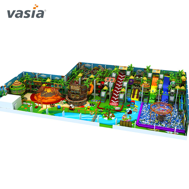 Colorful Jungle Adventure Theme Kids Indoor Playground-Vasia