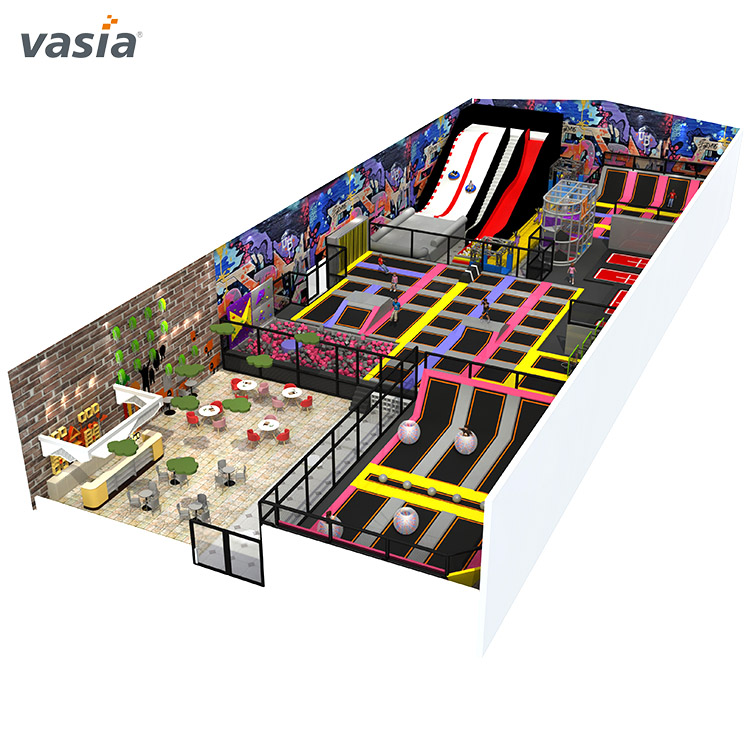 Top Quality Kids Trampoline Park -Vasia