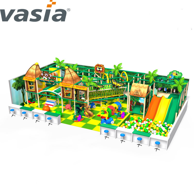 Jungle Theme Gym Indoor Playground Center-Vasia