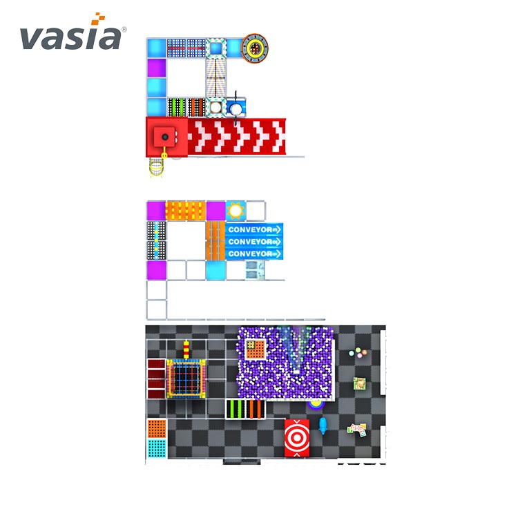 Children’s Integrated Trampoline Park-Vasia