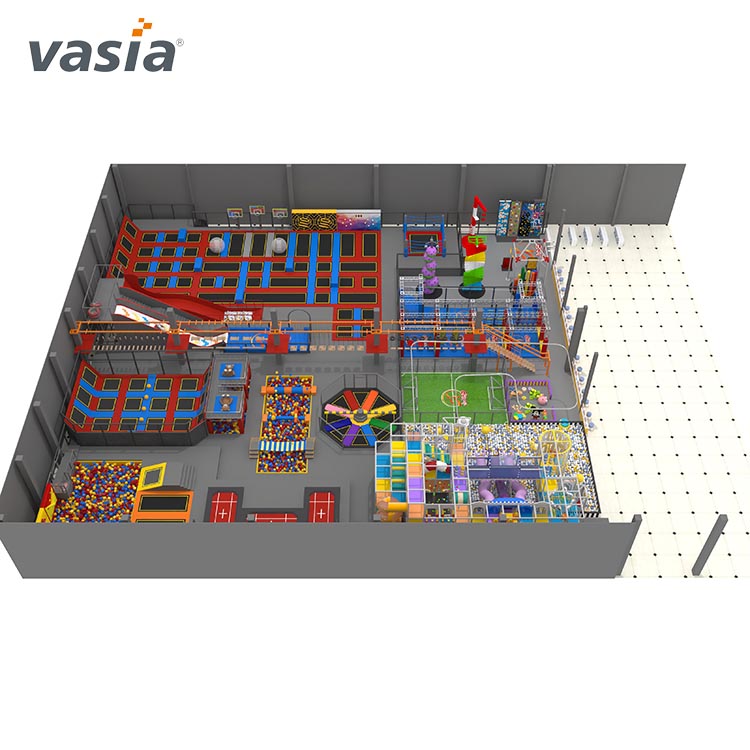 Commercial Trampoline Park Free To Customized-Vasia