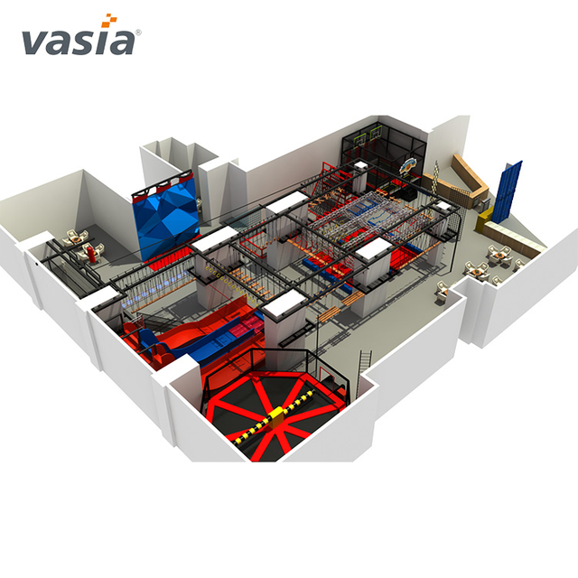 Commercial Indoor Ninja Course Equipment-Vasia