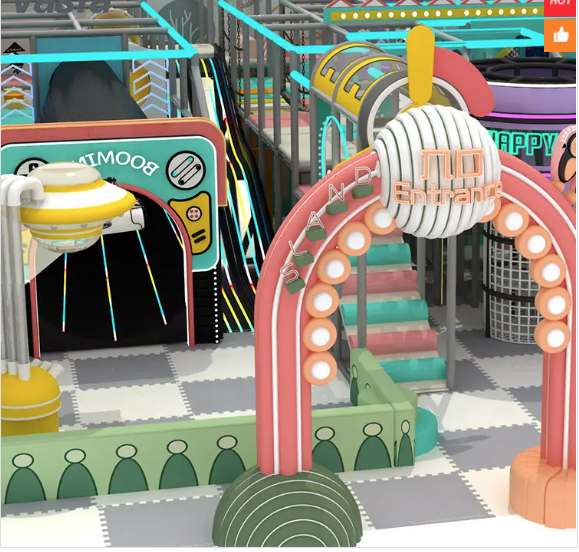 Children Indoor Playground Colorful Soft Play Equipment