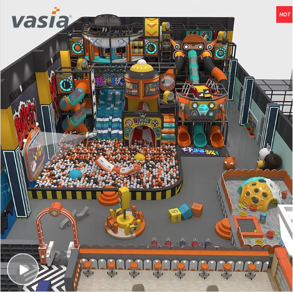 Customizable Indoor Trampoline Playground-Vasia