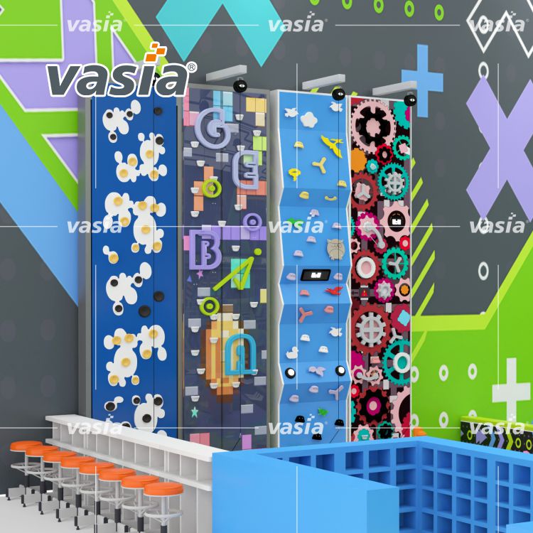 Indoor trampoline park layout design